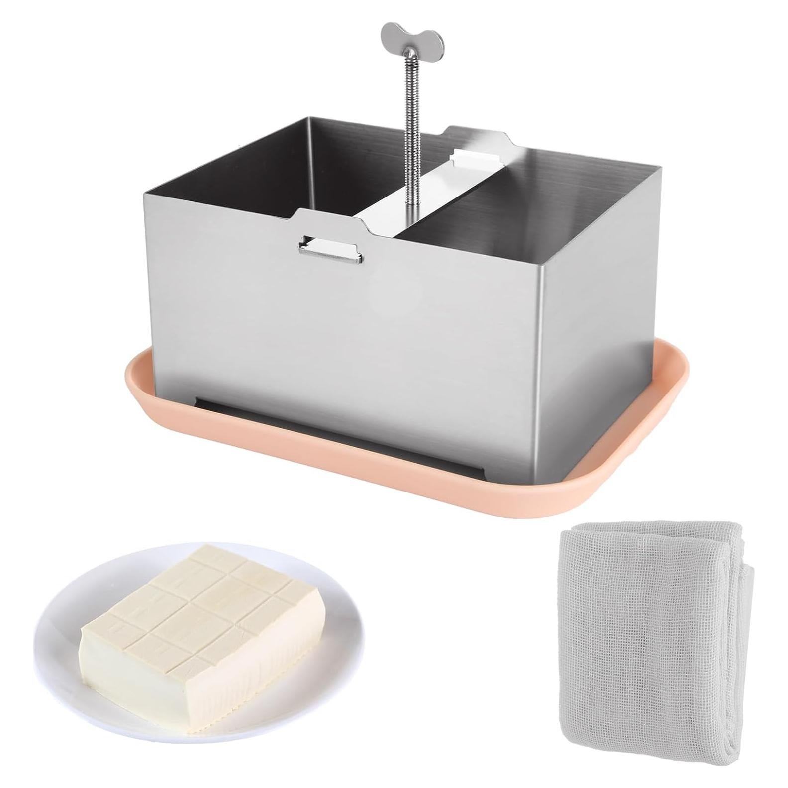 Prensa de Tofu QTLCOHD Acero Inoxidable 16x12x9 cm Libre BPA