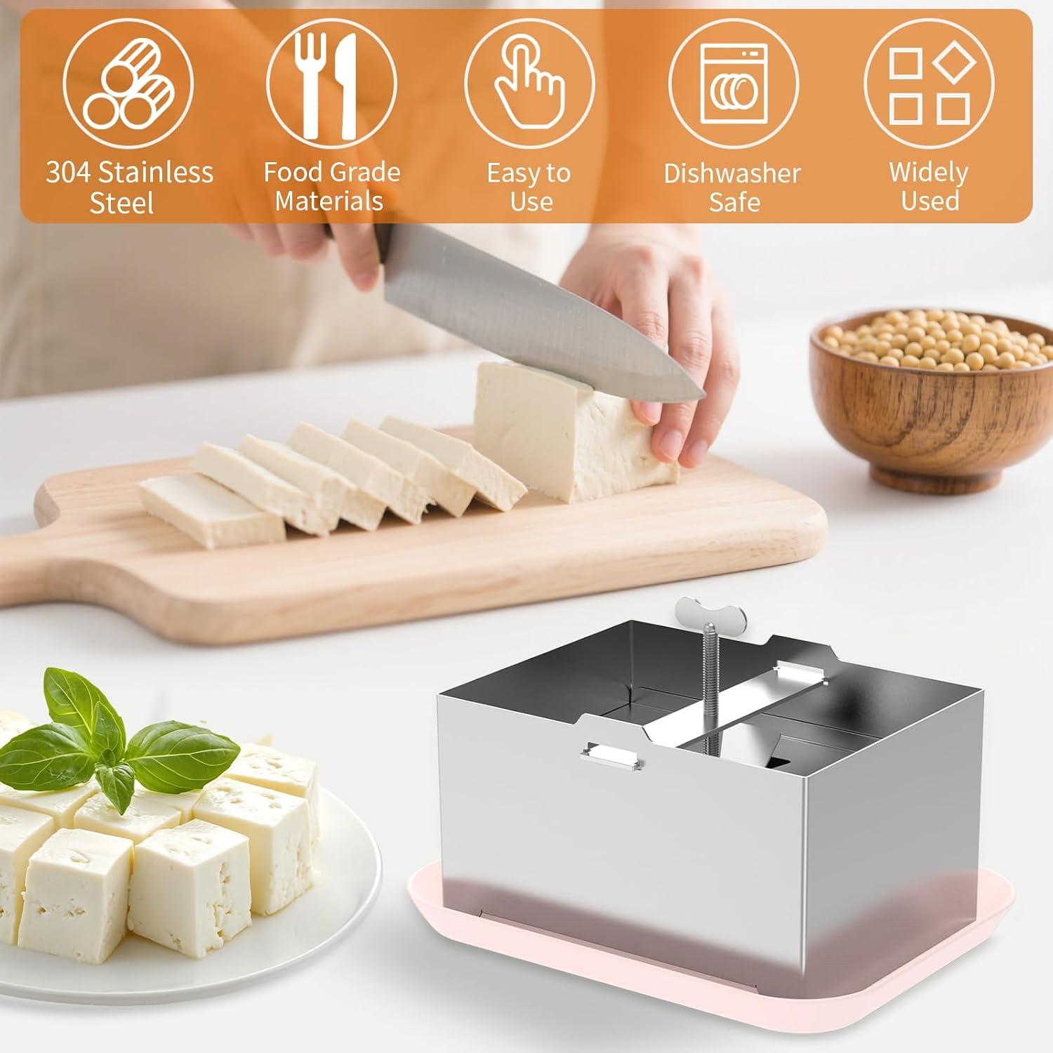 Prensa de Tofu JUSTHERE de Acero Inoxidable 304 para 0.91 kg