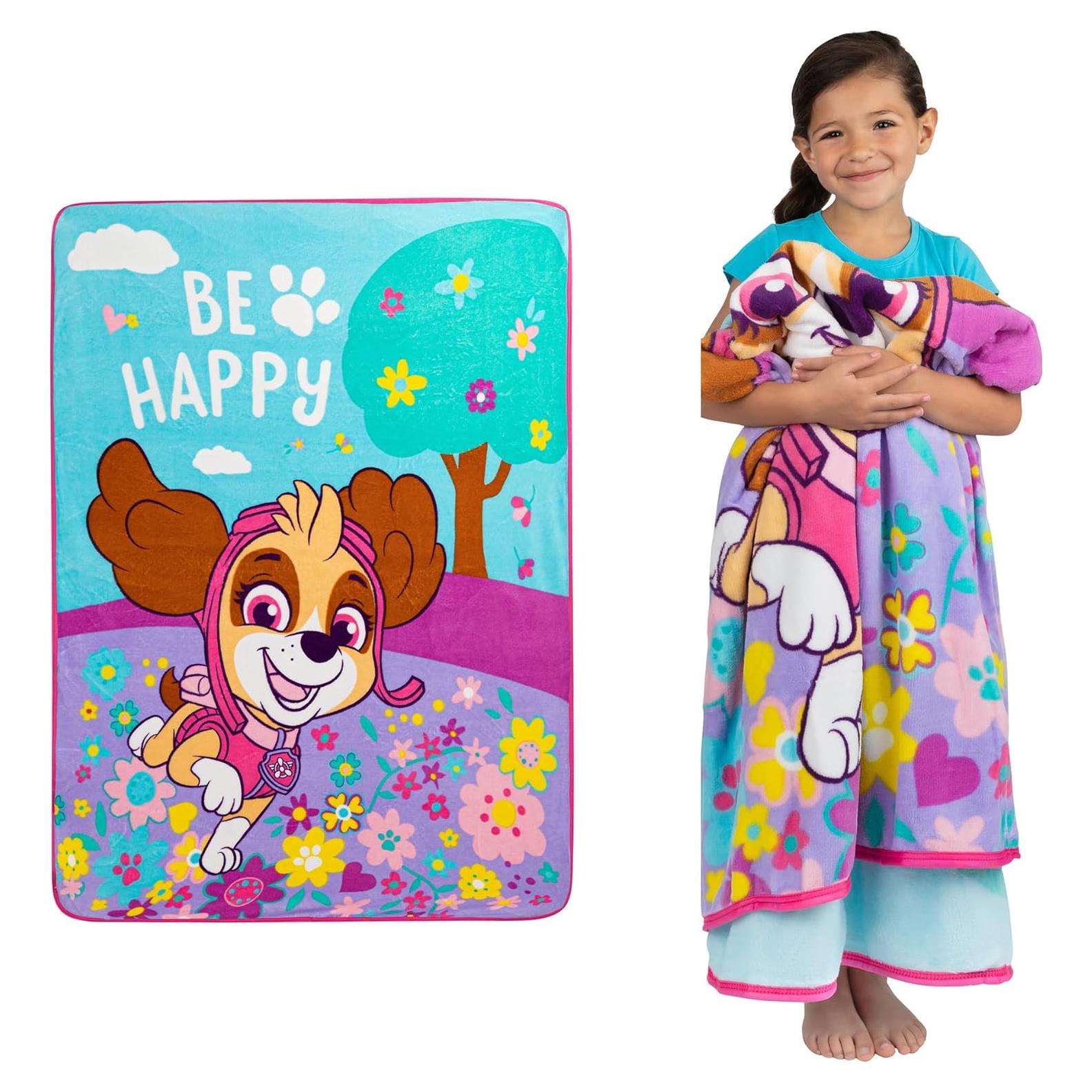 Manta Suave Franco Kids Paw Patrol Skye 116.8x152.4 cm