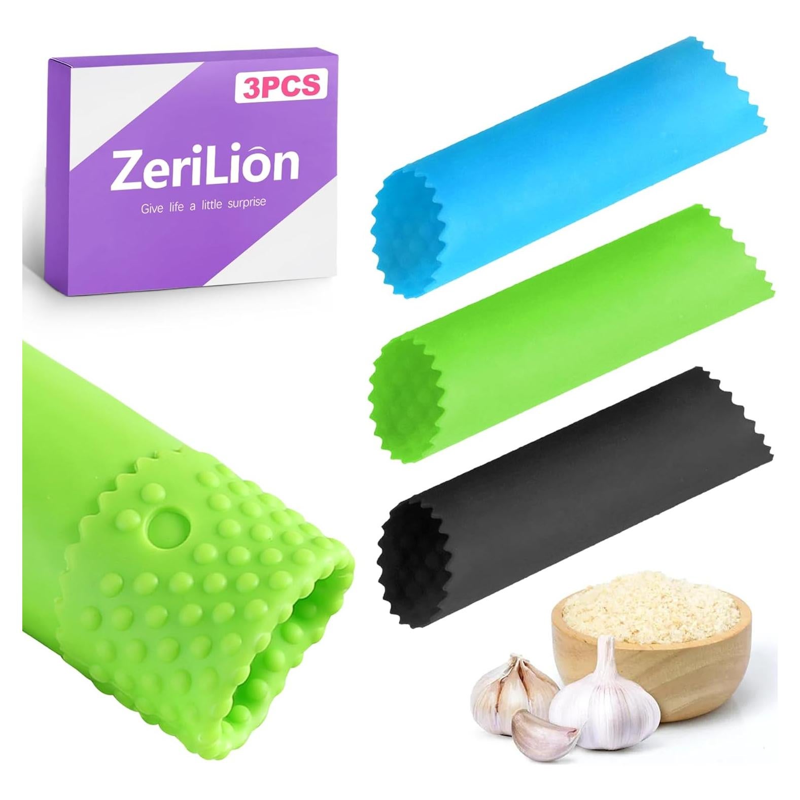 Tubo Rodillo Pelador de Ajo de Silicona 3 Piezas