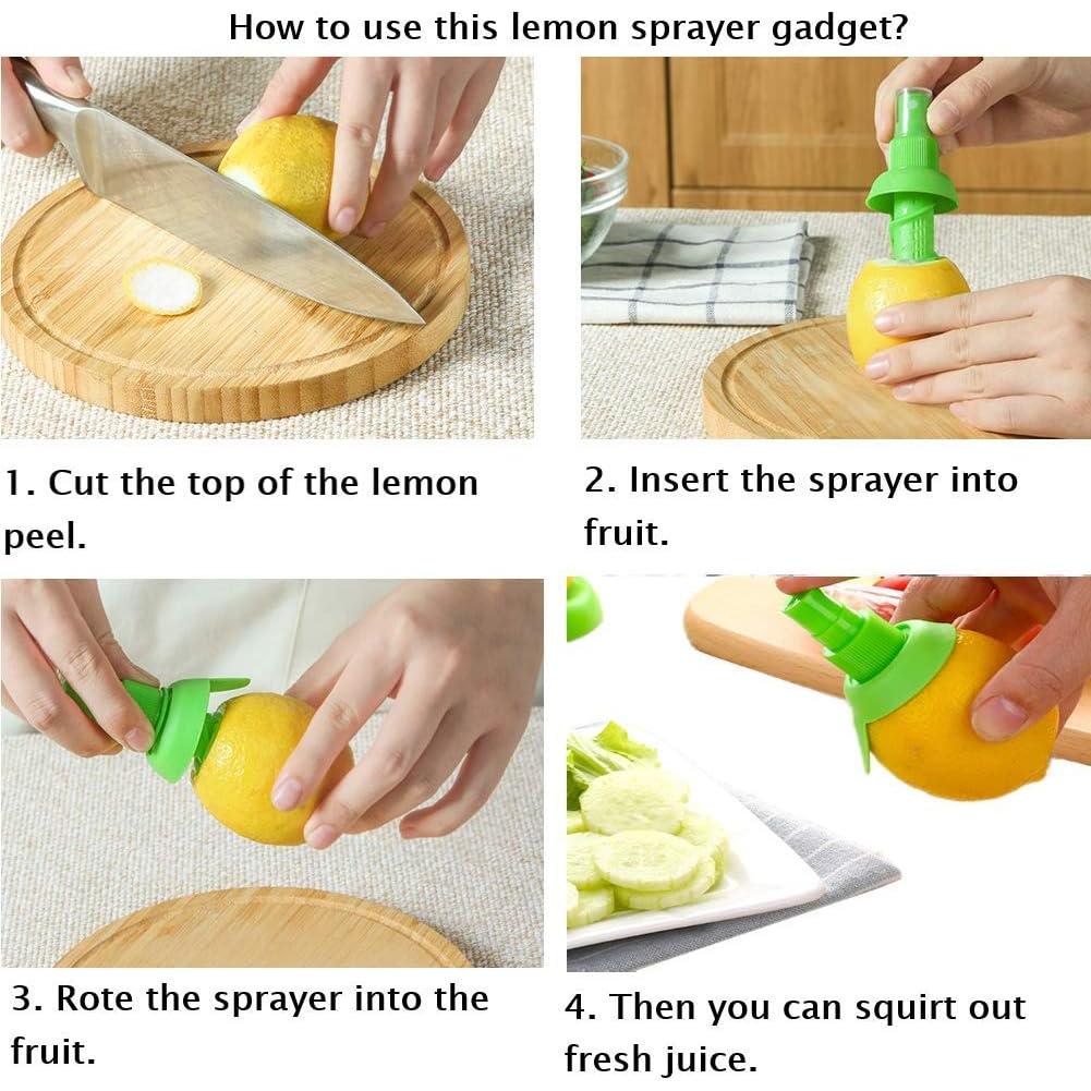 Rociador de Jugo de Limón BJLIIO 2 Piezas con Plato Soporte