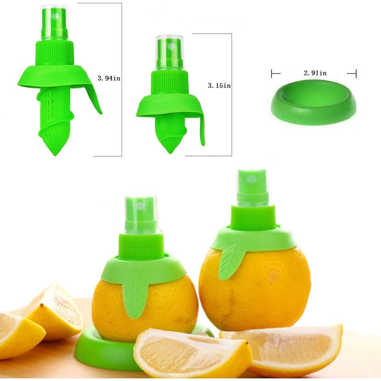 Rociador de Jugo de Limón BJLIIO 2 Piezas con Plato Soporte