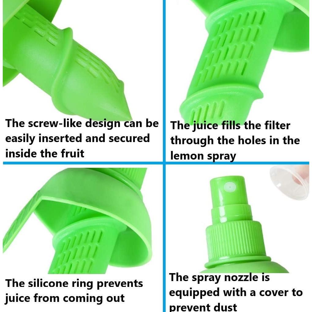 Rociador de Jugo de Limón BJLIIO 2 Piezas con Plato Soporte