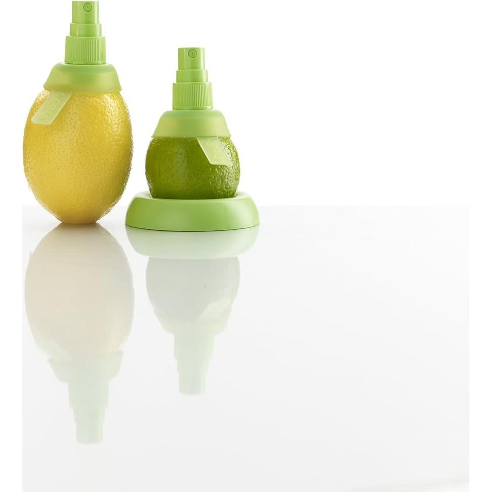 Spray de Cítricos Lekué, Pack de 2, Verde y Amarillo