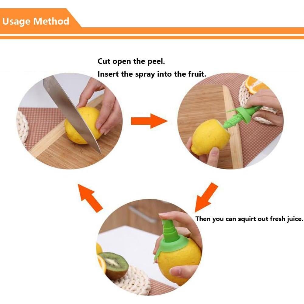 Juego de Exprimidor y Pulverizador de Limón Gyeitee 3 Piezas