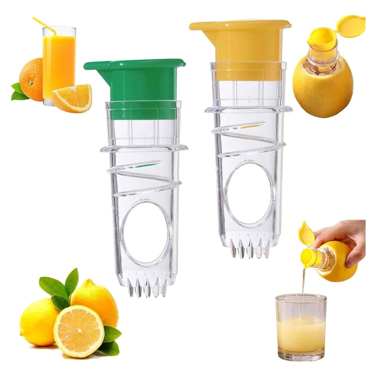 Juego de 2 exprimidores manuales Genérico para cítricos