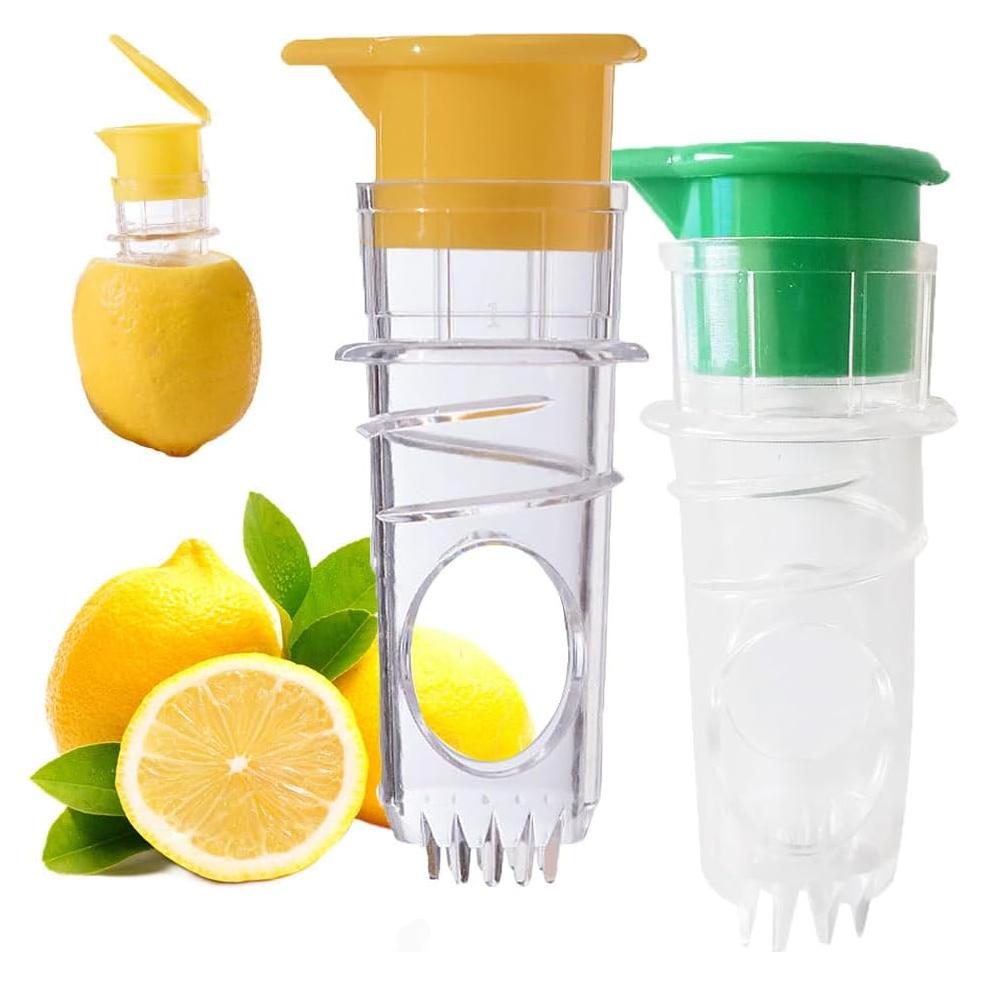 Exprimidor Manual de Limón Finyoffiy Mini Verde Amarillo