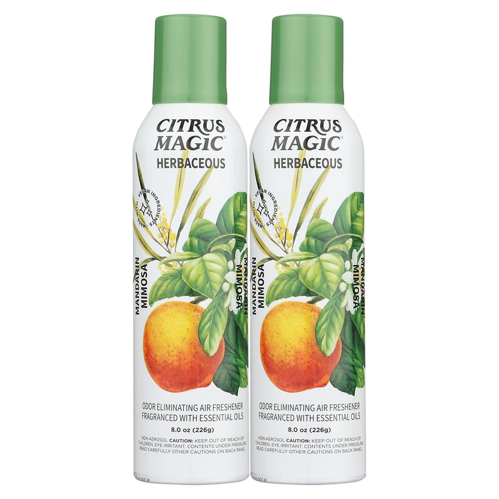 Ambientador Spray Citrus Magic Mimosa de Mandarina 2x226g
