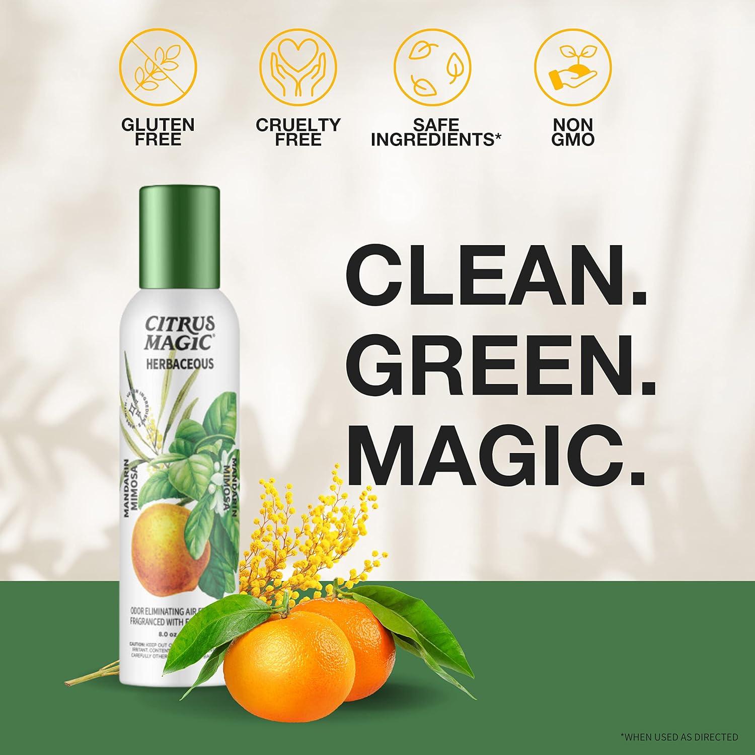 Ambientador Spray Citrus Magic Mimosa de Mandarina 2x226g