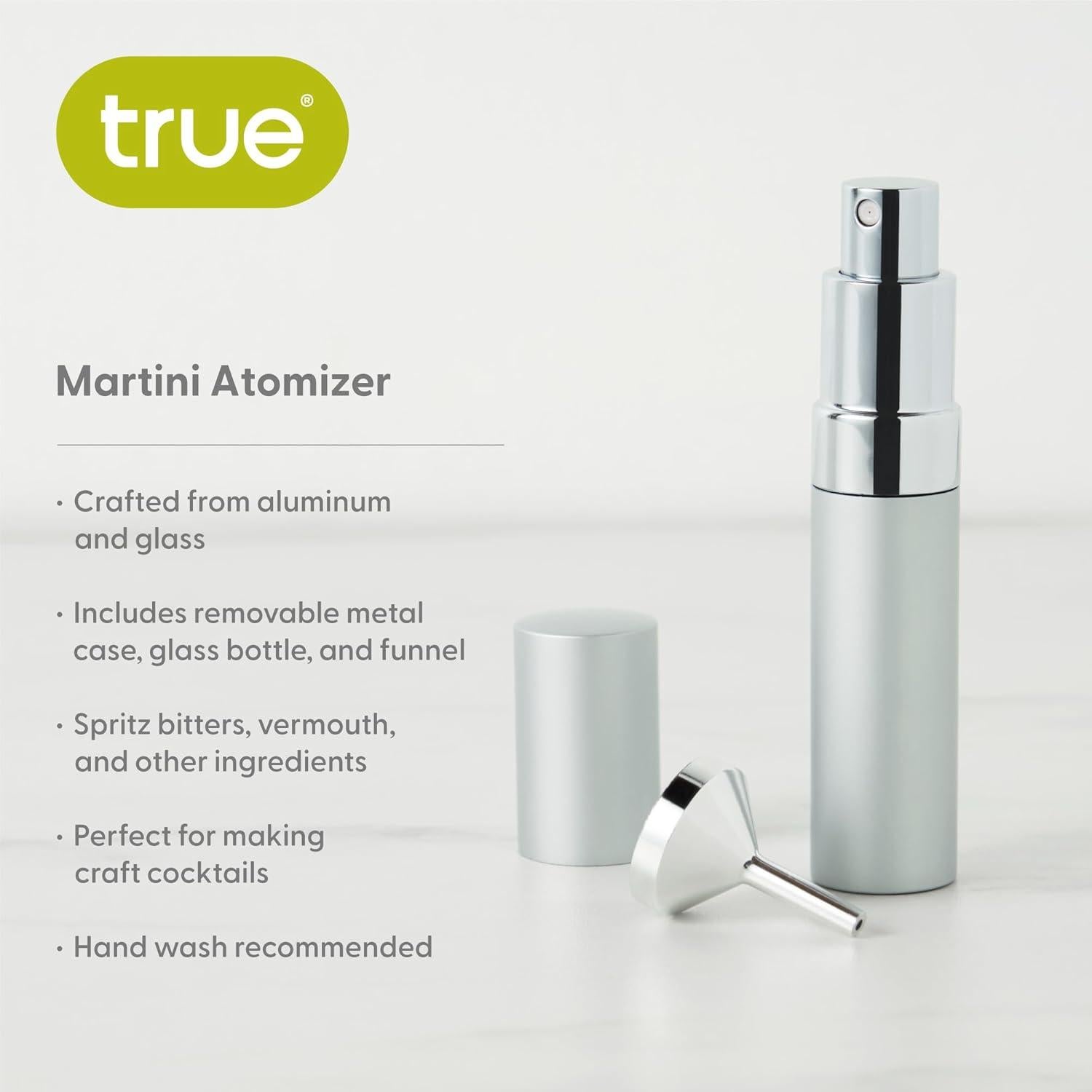 Atomizador de Martini Verdadero 15ml Vidrio Rellenable