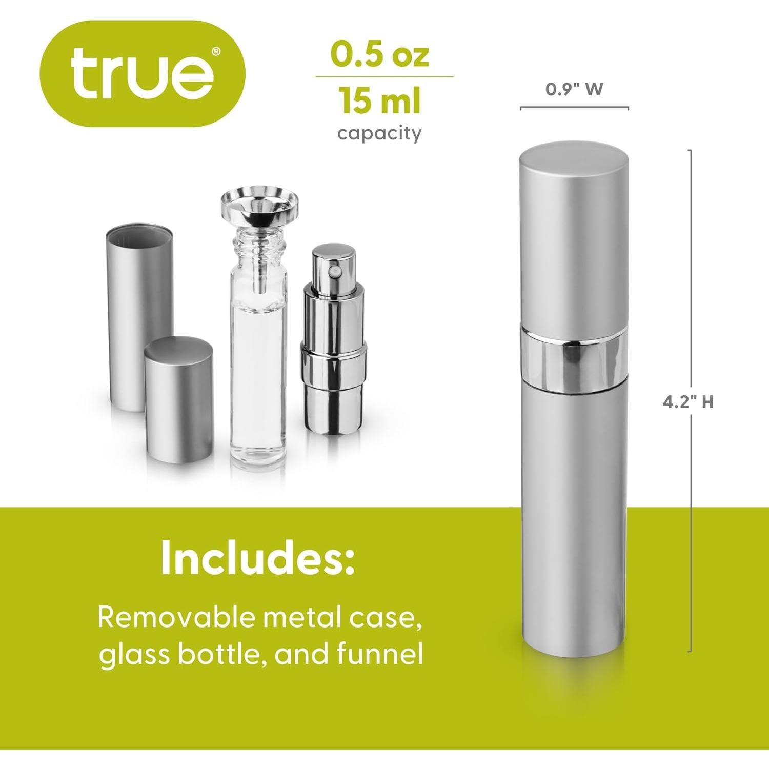 Atomizador de Martini Verdadero 15ml Vidrio Rellenable