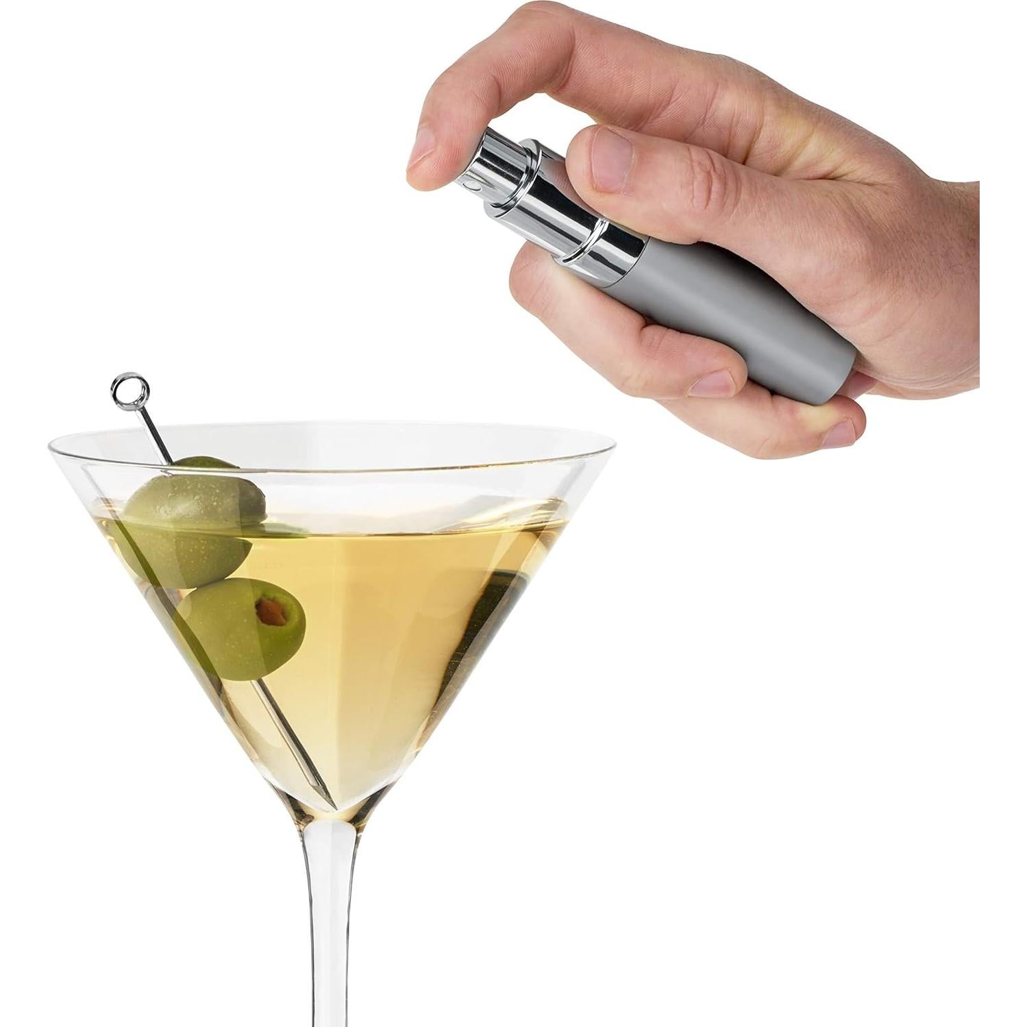 Atomizador de Martini Verdadero 15ml Vidrio Rellenable