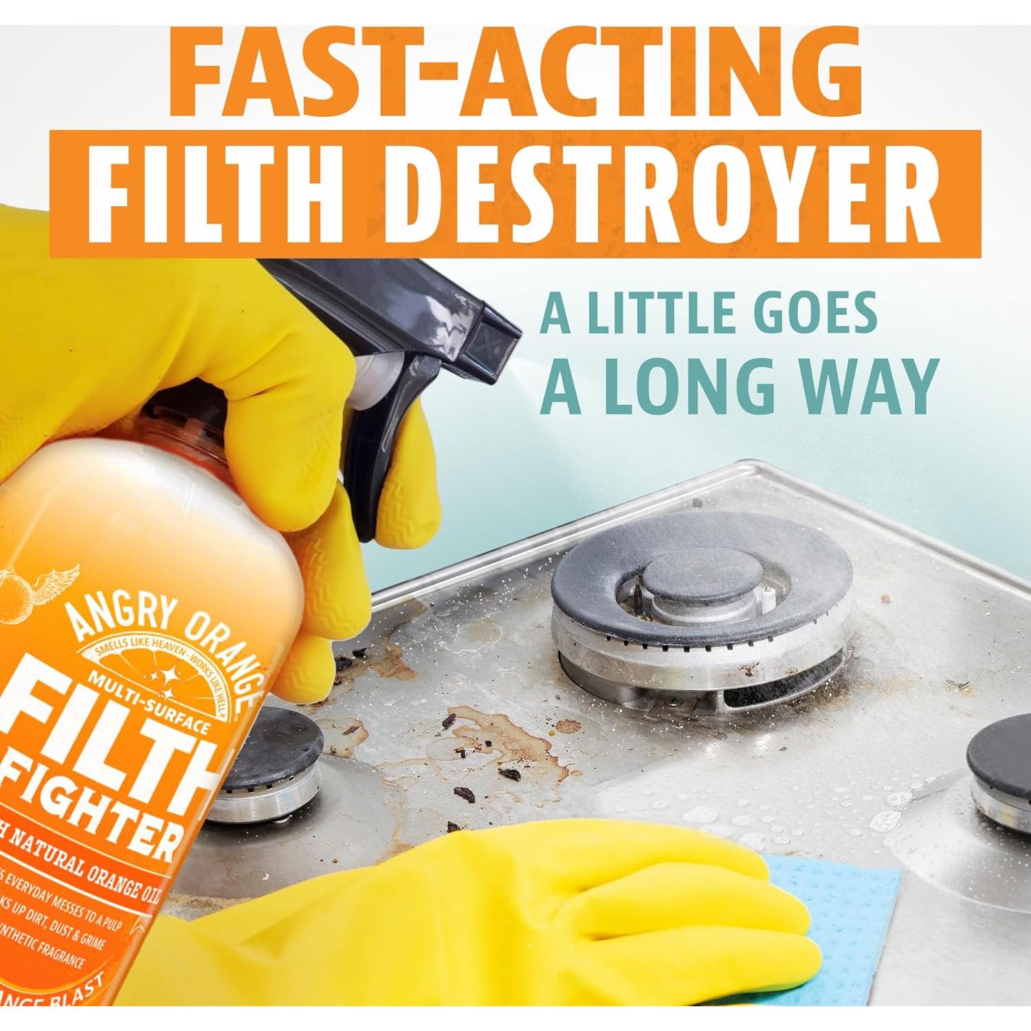 Limpiador Multiusos Angry Orange 0.71 L Aroma Cítricos