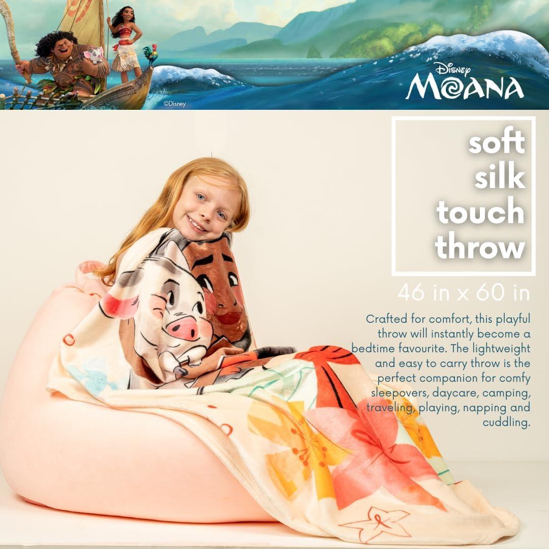 Manta Suave de Peluche Franco Moana 116x152 cm para Niños