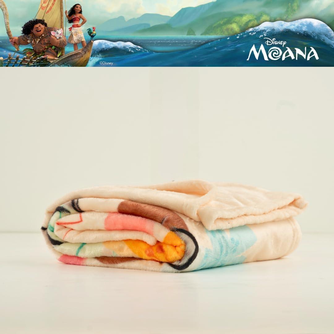 Manta Suave de Peluche Franco Moana 116x152 cm para Niños