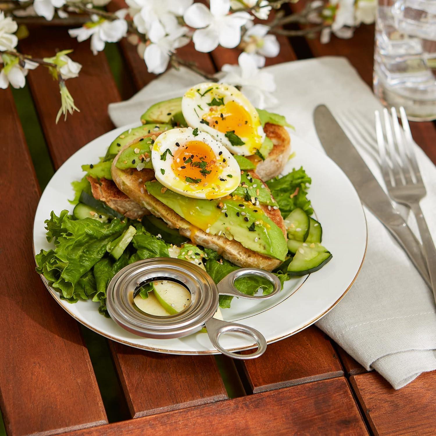 Cortador de Huevos RSVP Internacional Acero Inoxidable Apto Lavavajillas