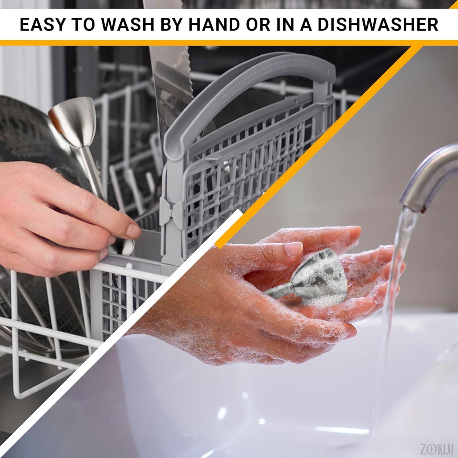 Juego de Abridores de Cáscara de Huevo ZOKLU - Acero Inoxidable