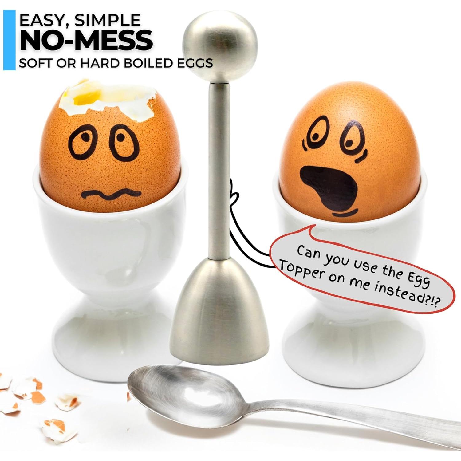 Cortador de Huevos ICO de Acero Inoxidable - Abridor Preciso