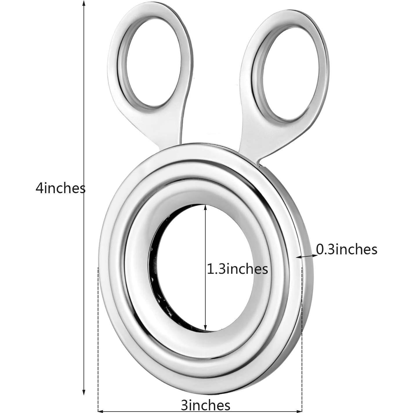 Cortador de Huevos Cocidos Boao 2 Piezas Acero Inoxidable