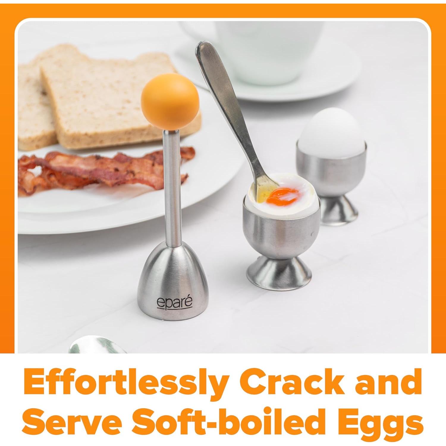 Juego de Cortadores de Huevos Eparé - Acero Inoxidable 5 Piezas