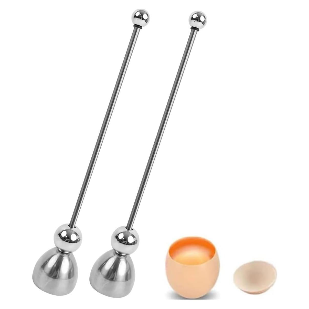 Cortador de Huevos SXoonKing de Acero Inoxidable - 2 Pcs