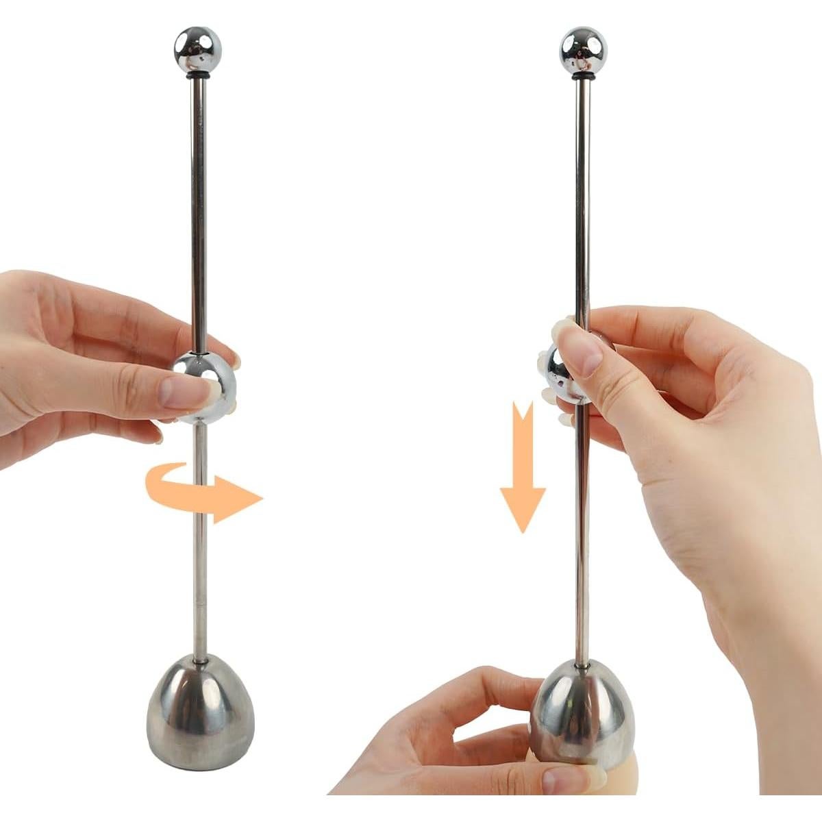 Cortador de Huevos SXoonKing de Acero Inoxidable - 2 Pcs