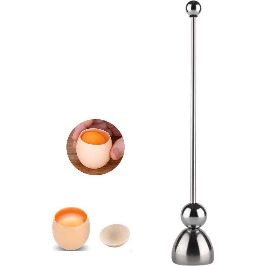 Cortador de Huevos Jawbush de Acero Inoxidable - Abridor Manual
