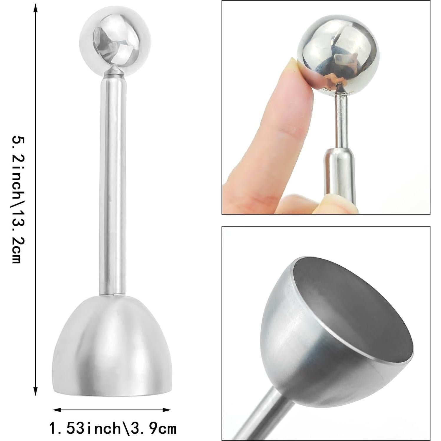 Pack de 2 Cortadores de Huevos Acero Inoxidable Capiant