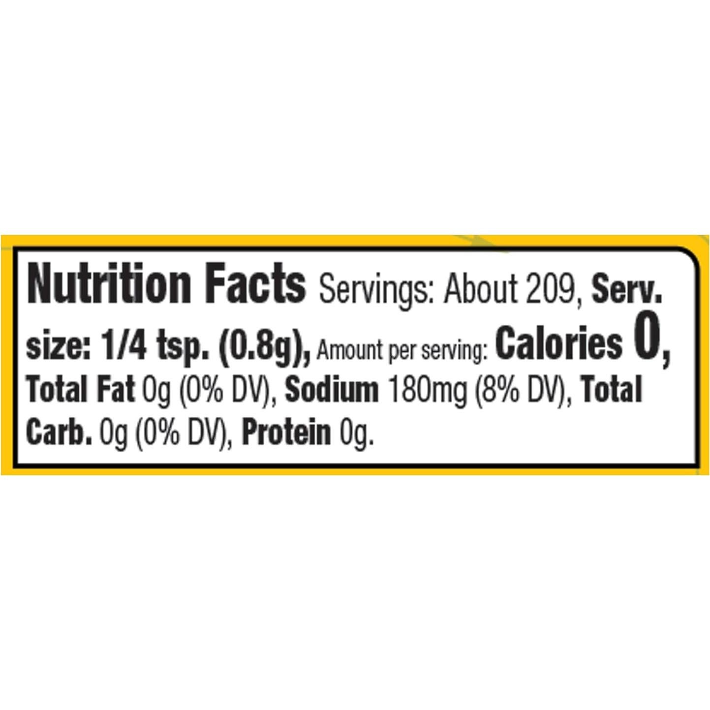 Condimento para Huevos McCormick 167.6 g - Sabor Salado y Picante