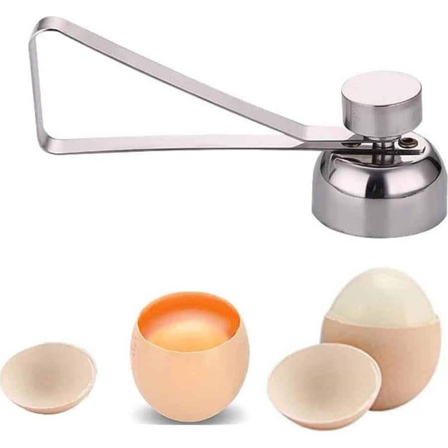 Cortador de Huevos Yun River de Acero Inoxidable Plateado