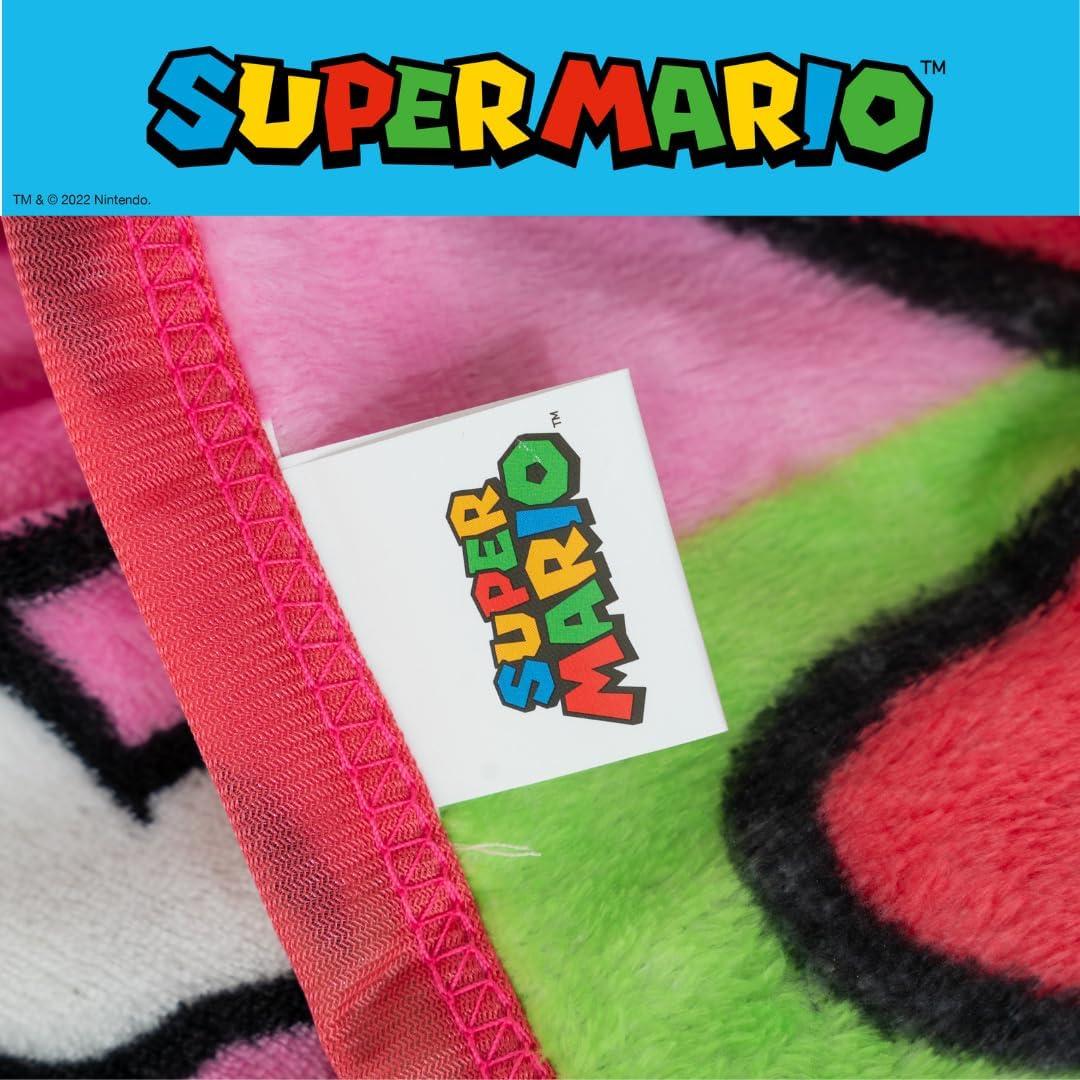 Manta Suave de Peluche Franco Princesa Peach 116x152 cm