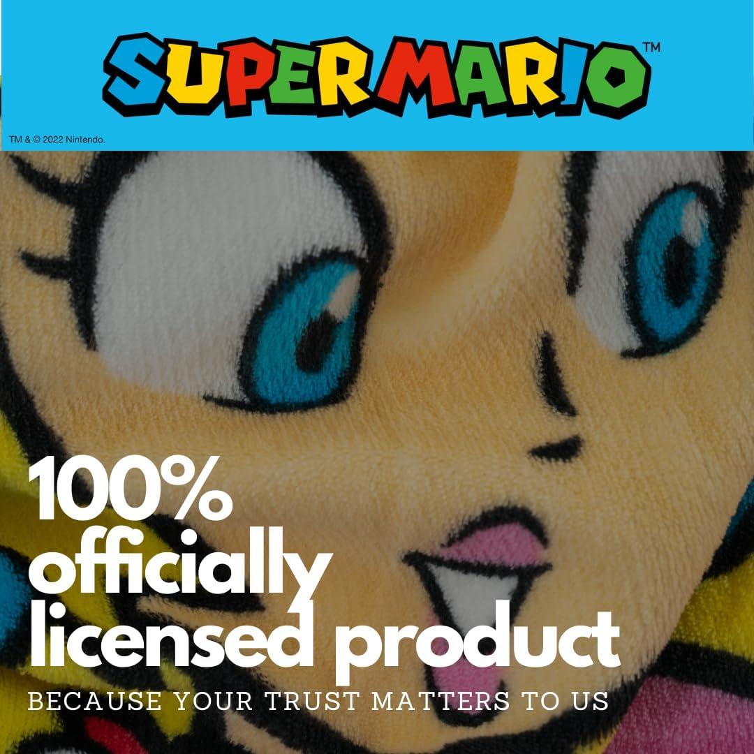 Manta Suave de Peluche Franco Princesa Peach 116x152 cm