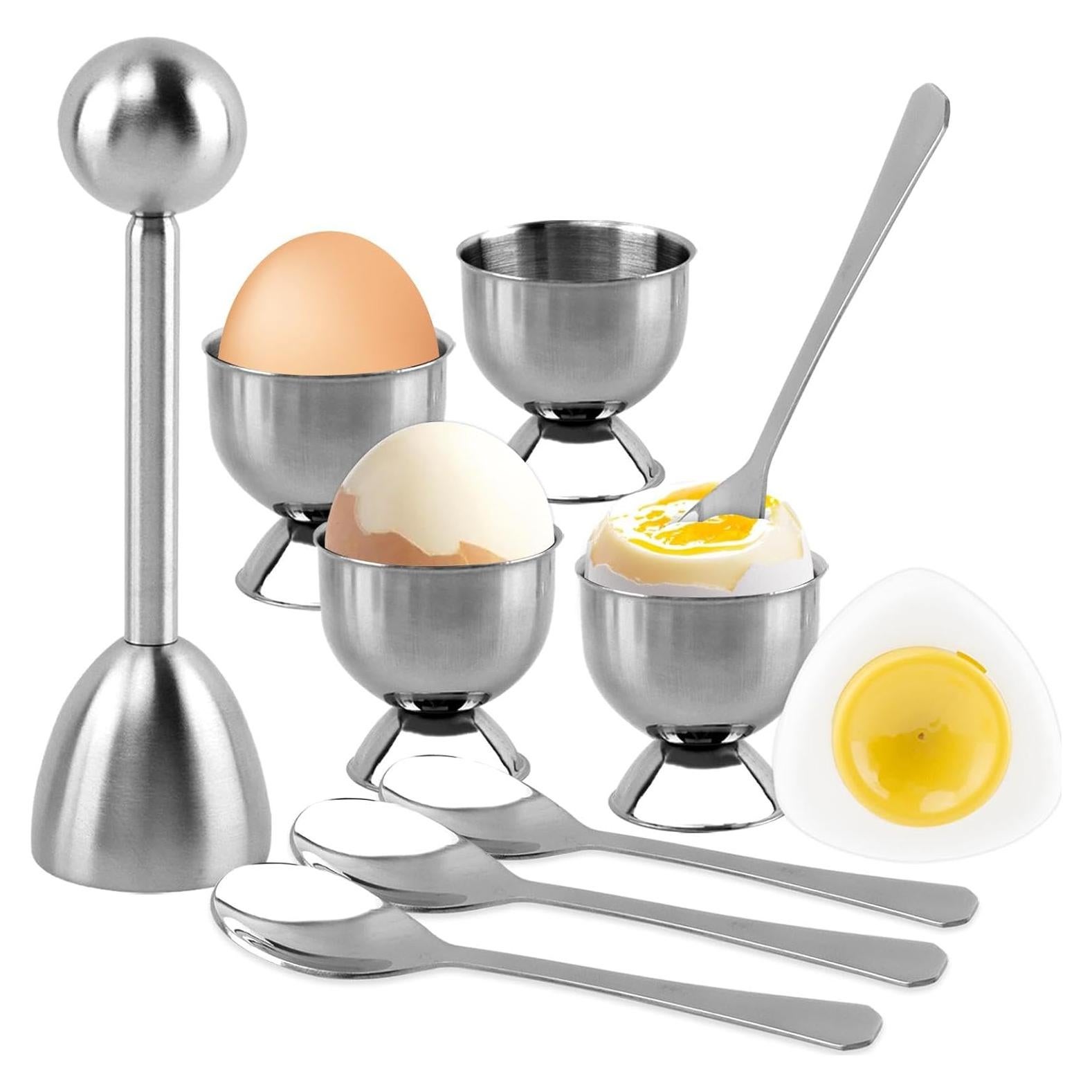 Juego de Cortadores de Huevos 10PCS Trasylph - Acero Inoxidable