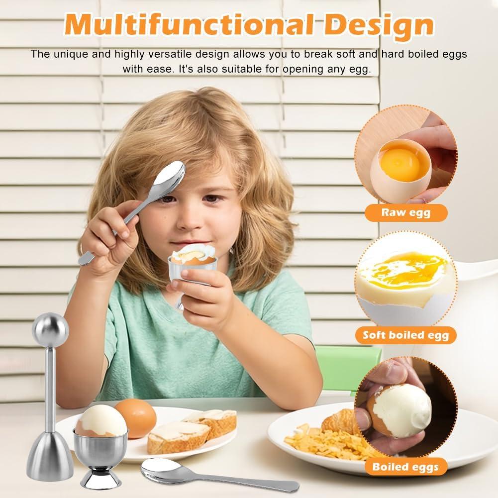 Juego de Cortadores de Huevos 10PCS Trasylph - Acero Inoxidable