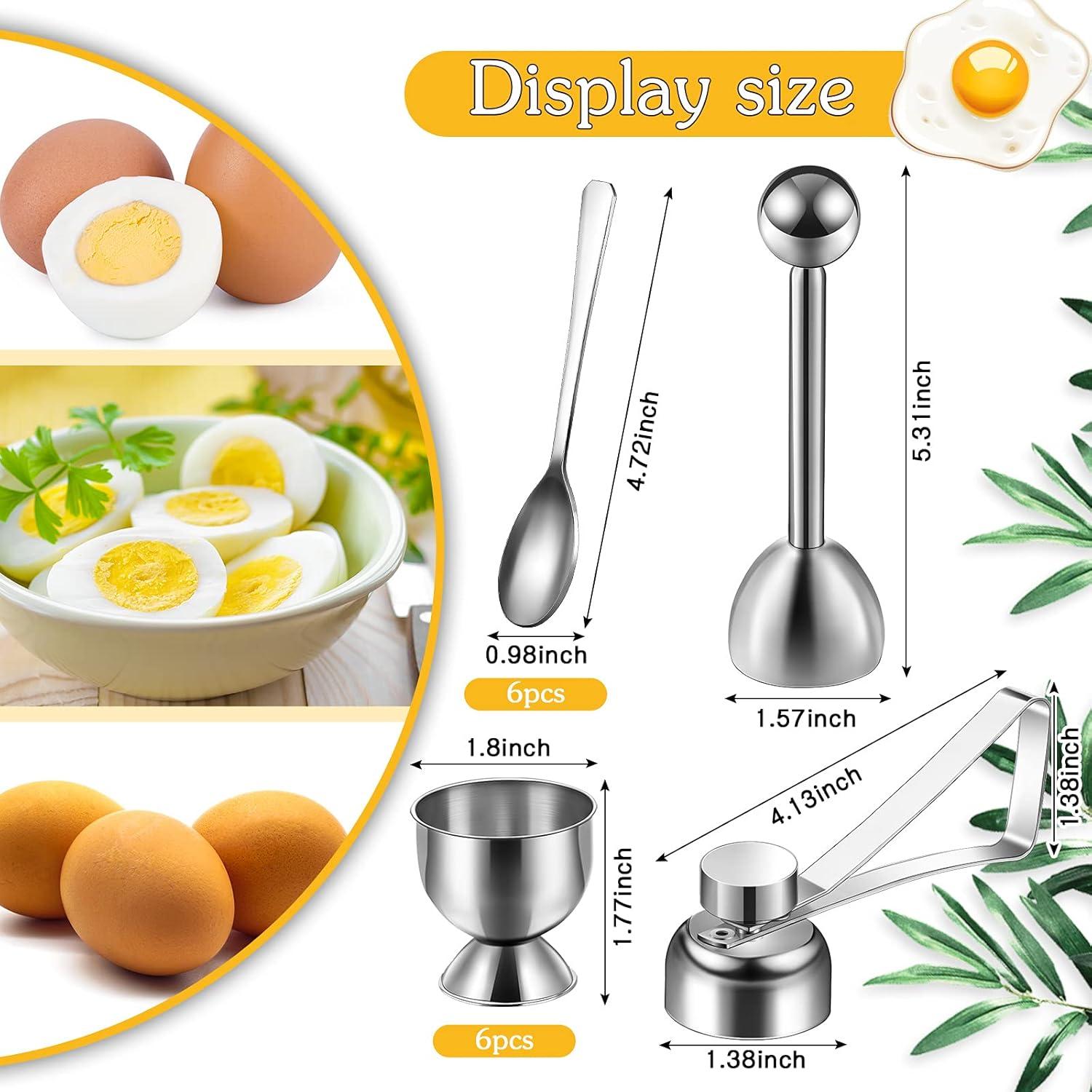 Juego de 14 Piezas de Utensilios para Huevos Patelai - Acero Inoxidable