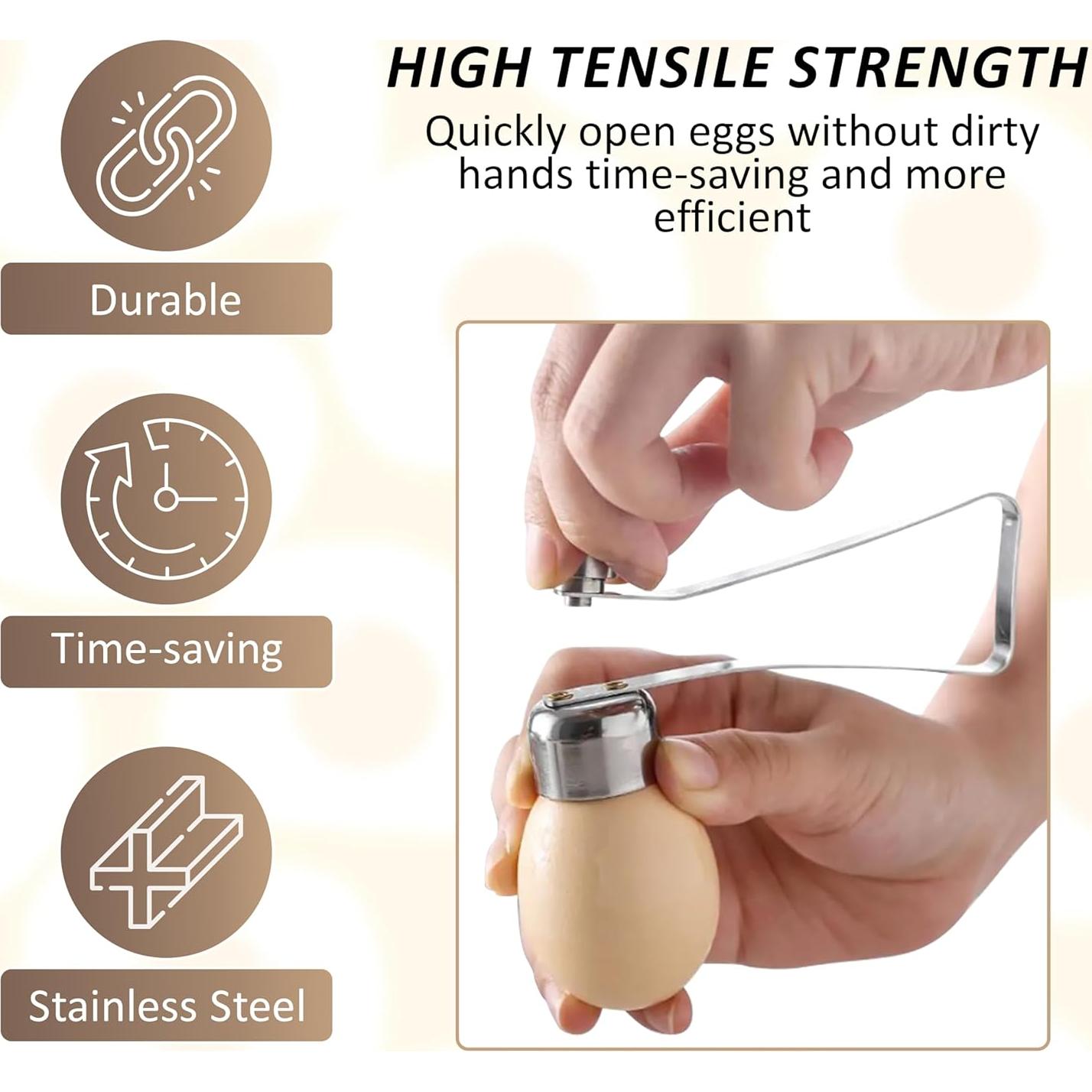 Cortador de Huevos Kolibrox de Acero Inoxidable Manual