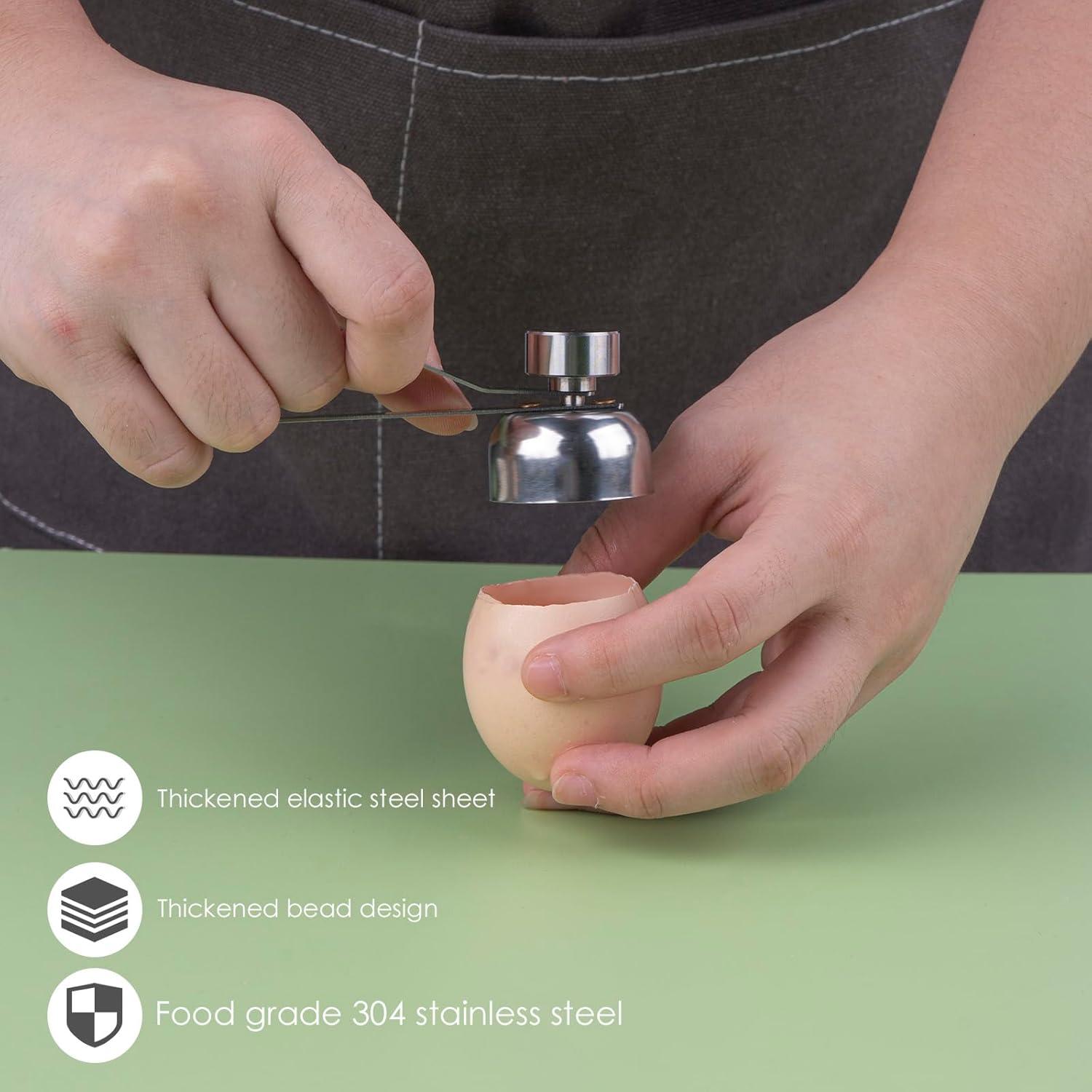 Cortador de Huevos SHIDOW de Acero Inoxidable, Manual, Compacto