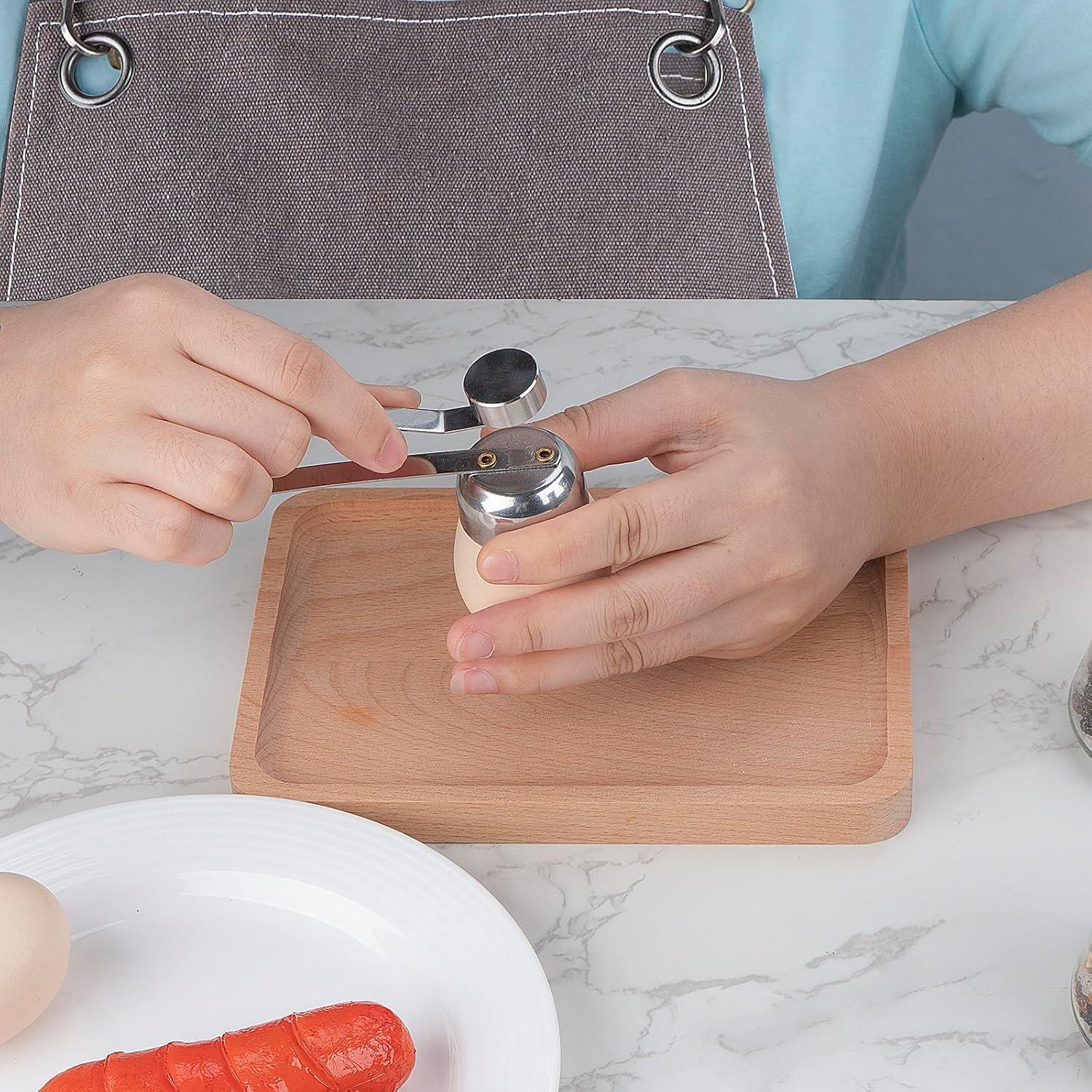 Cortador de Huevos SHIDOW de Acero Inoxidable, Manual, Compacto