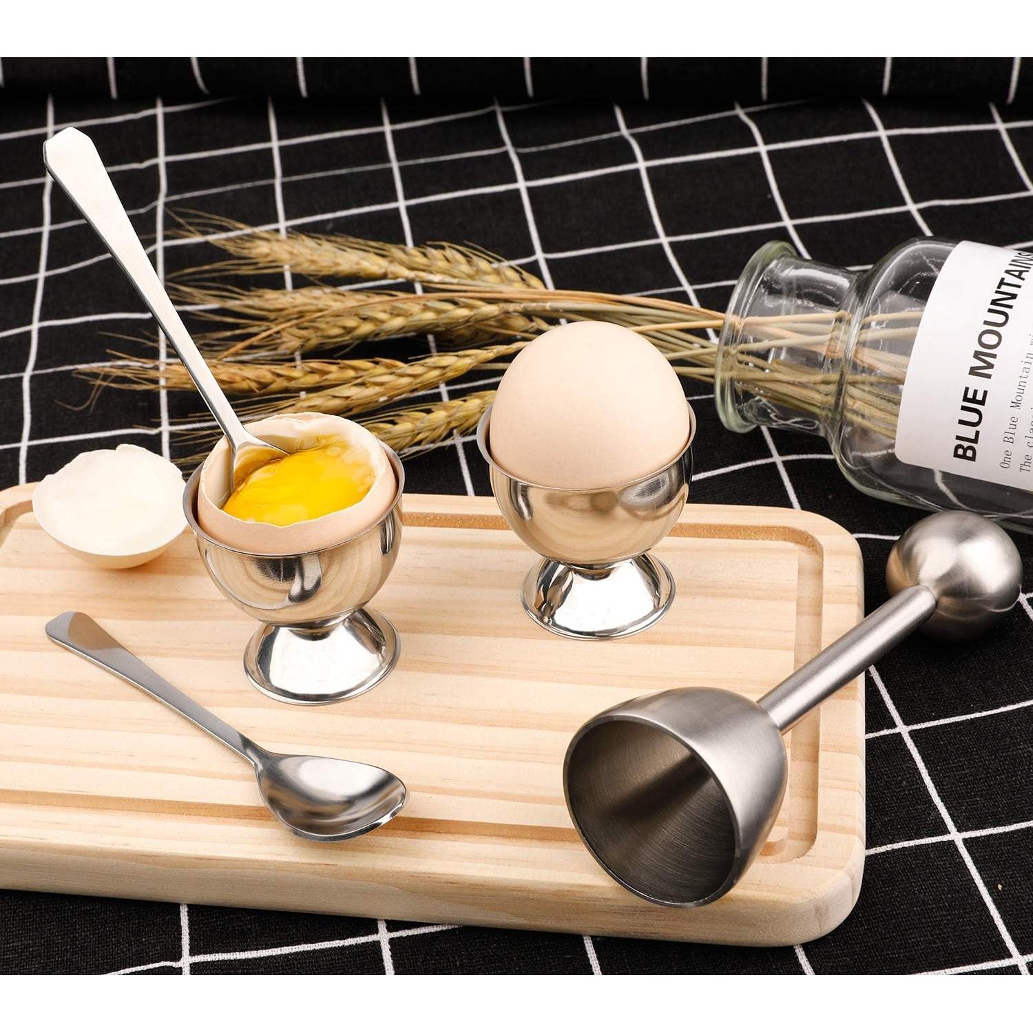 Juego Cortador de Huevos Acero Inoxidable Forkmannie 5 Piezas