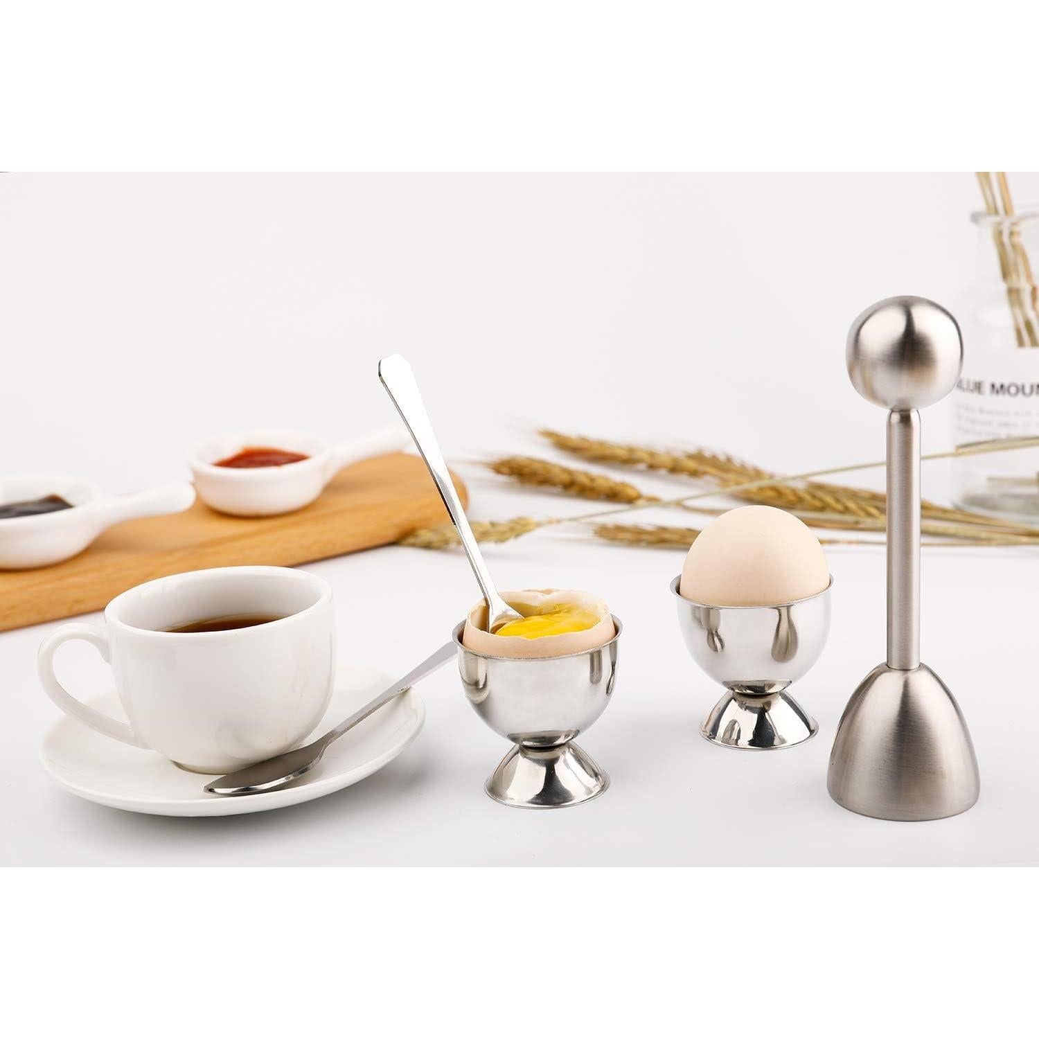 Juego Cortador de Huevos Acero Inoxidable Forkmannie 5 Piezas