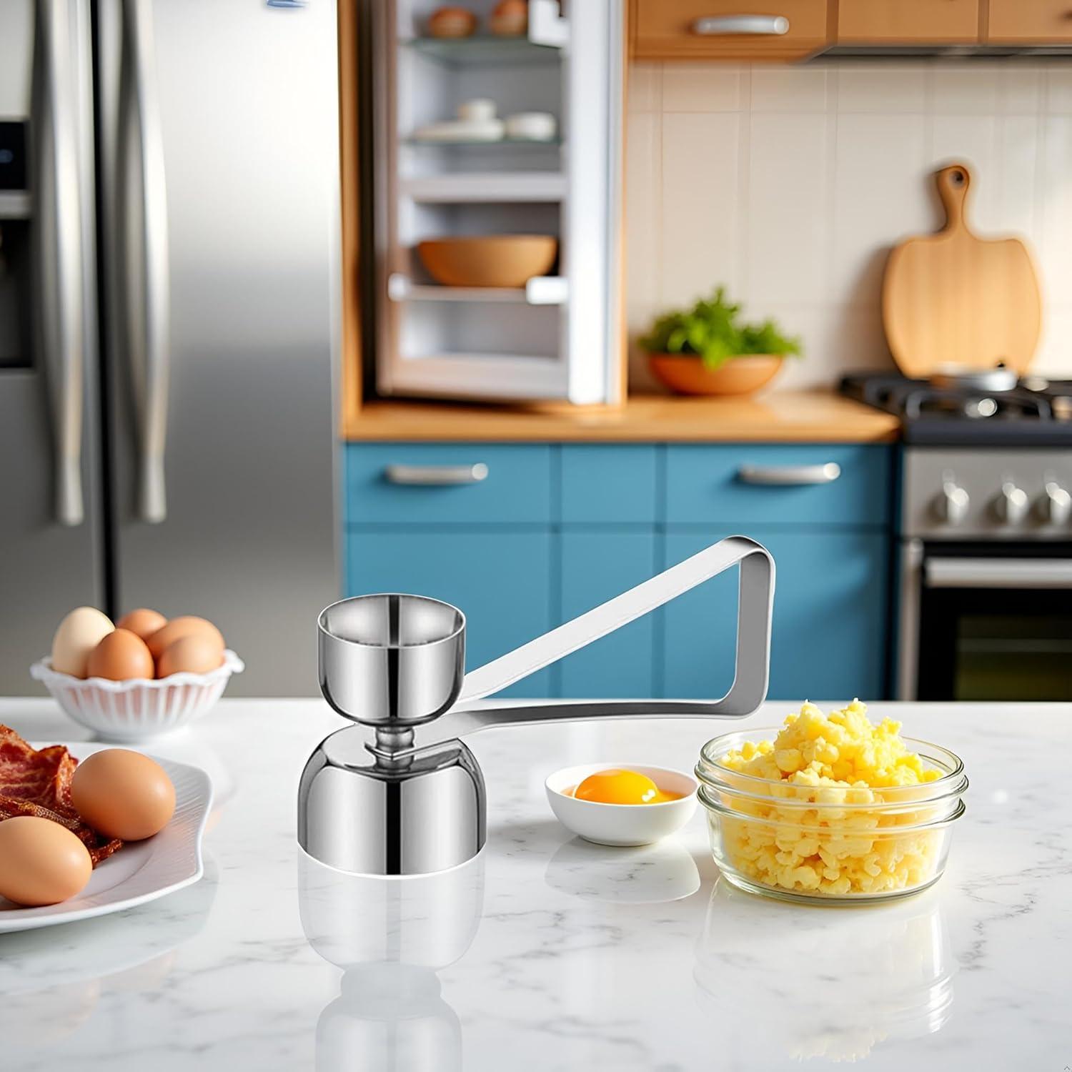 Abridor de Cáscara de Huevo Jowxsx de Acero Inoxidable