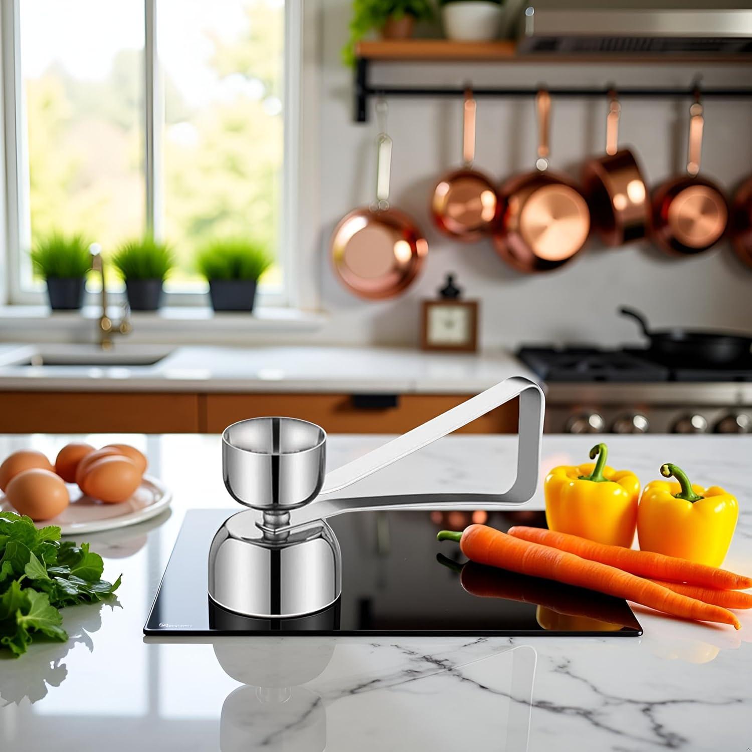 Abridor de Cáscara de Huevo Jowxsx de Acero Inoxidable