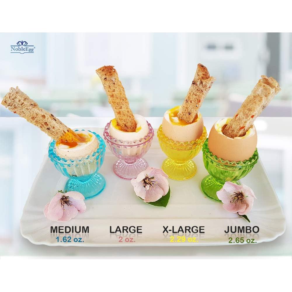 Set de Tazas de Huevo NobleEgg Vintage con Temporizador y Cortador
