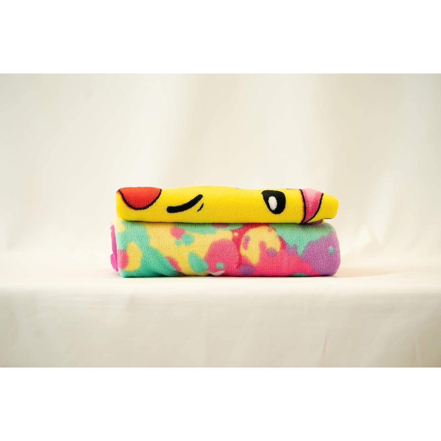 Manta Franco Pokémon Pikachu y Eevee 116x152 cm Suave