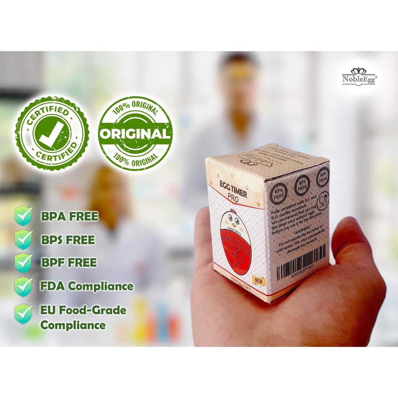 Temporizador de Huevos NobleEgg Pro Sin BPA - Hervido Perfecto