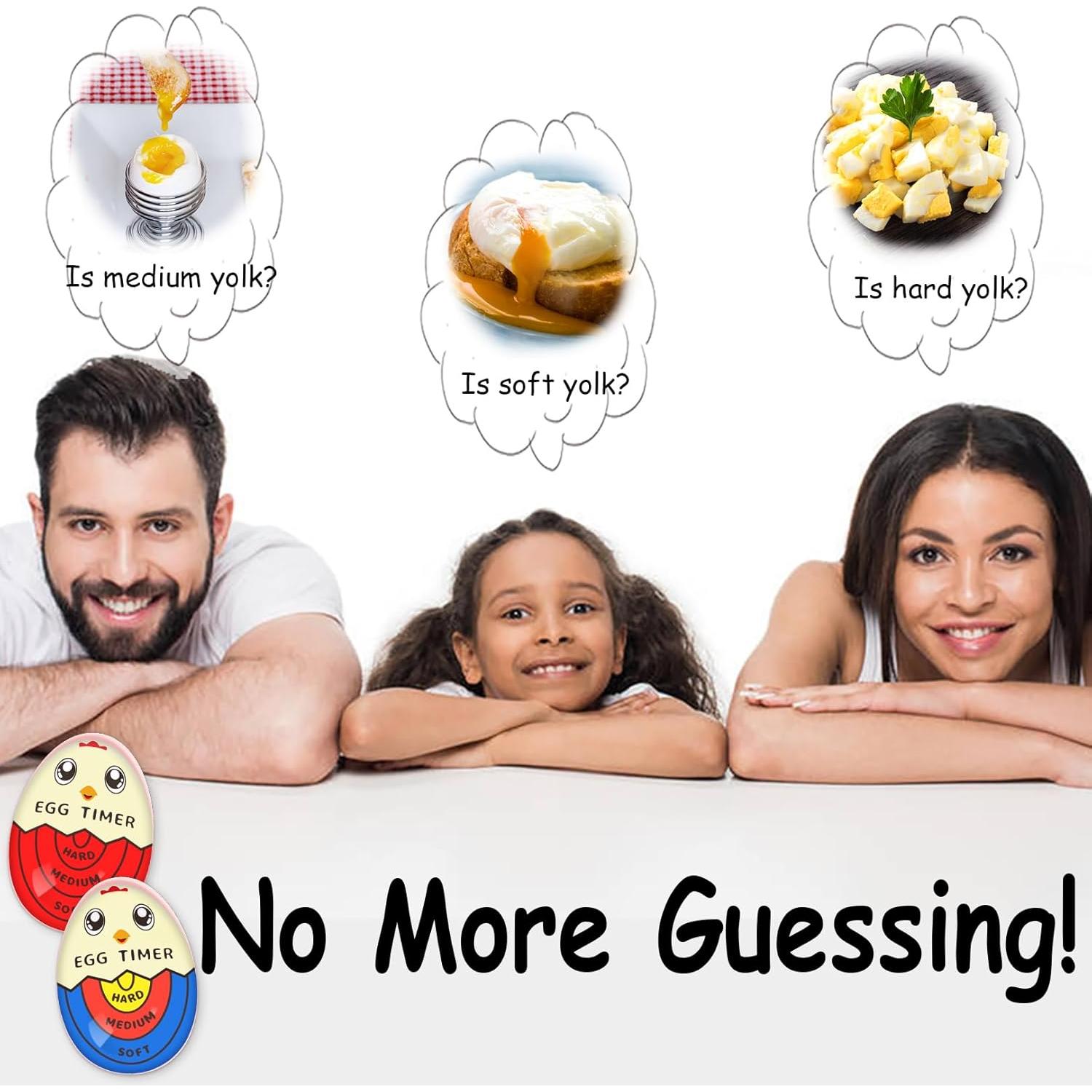 Temporizador de huevo Lasubst 2 unidades rojo y color