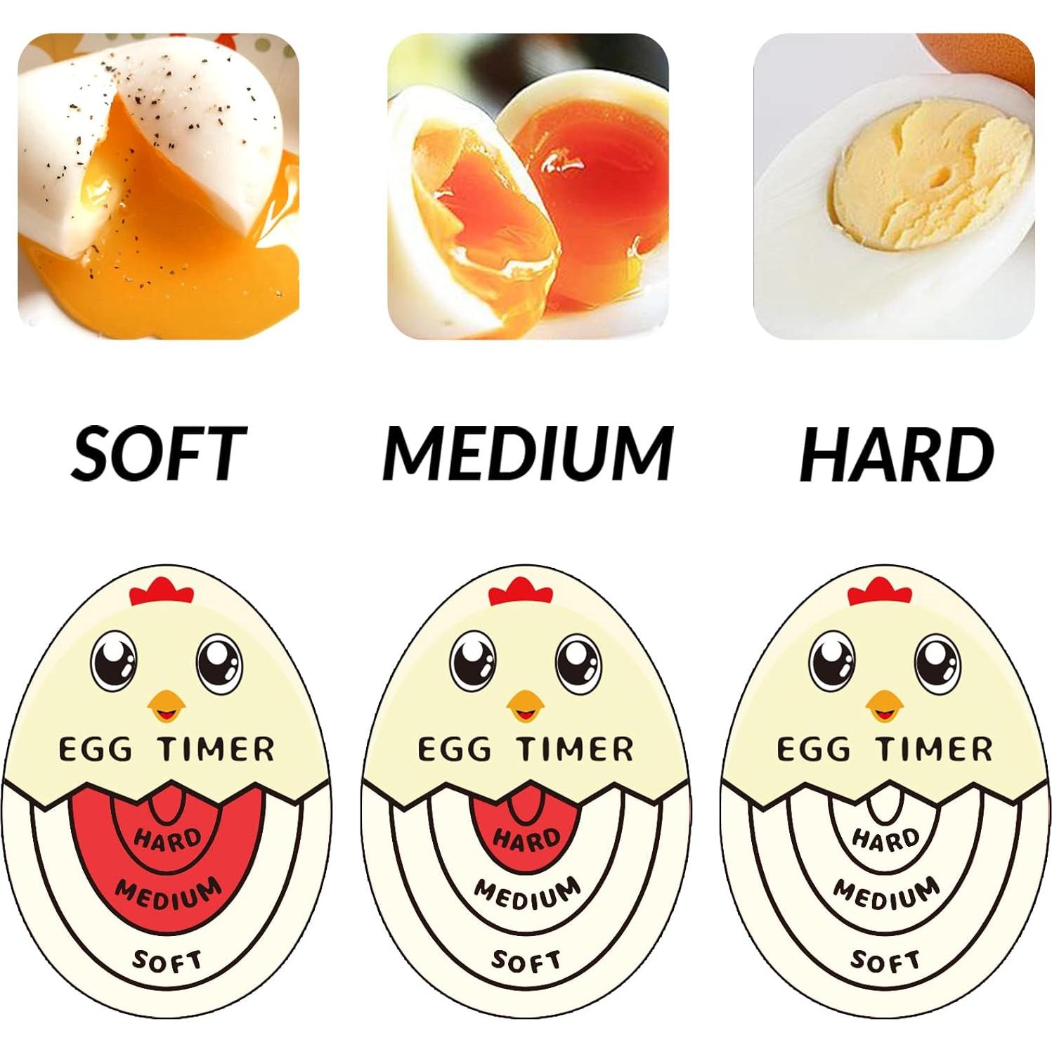 Temporizador de huevo Lasubst 2 unidades rojo y color