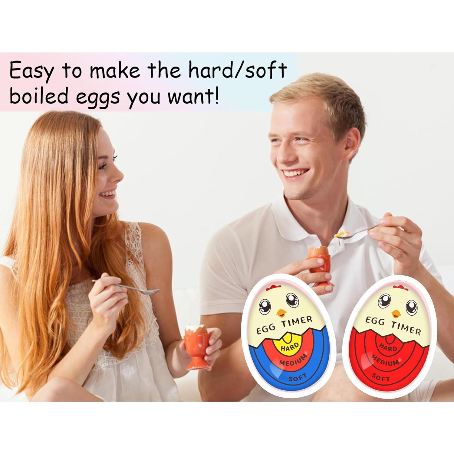 Temporizador de huevo Lasubst 2 unidades rojo y color