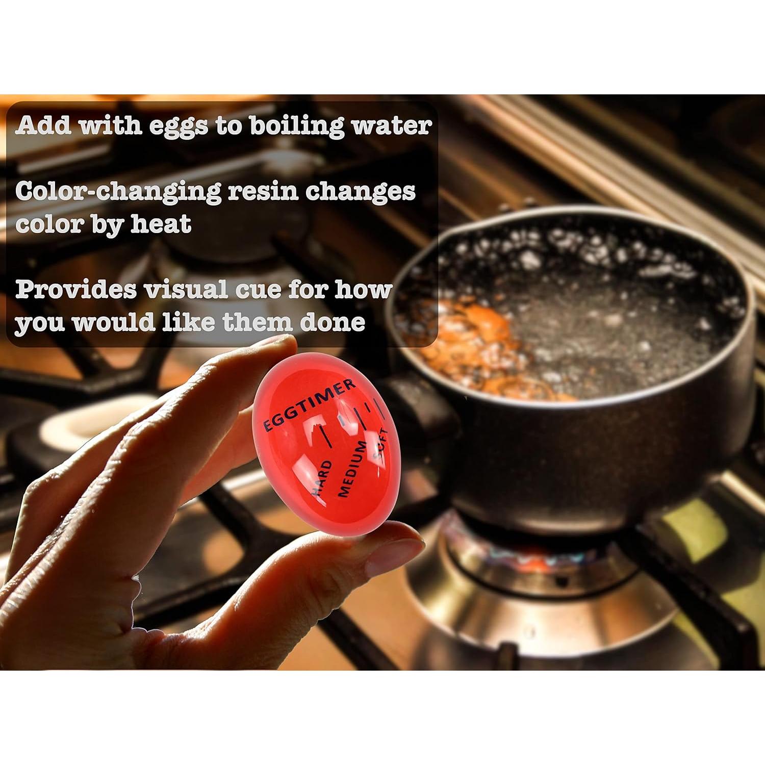 Temporizador de Huevos Iconikal 2-Pack Libre de BPA Cambia Color