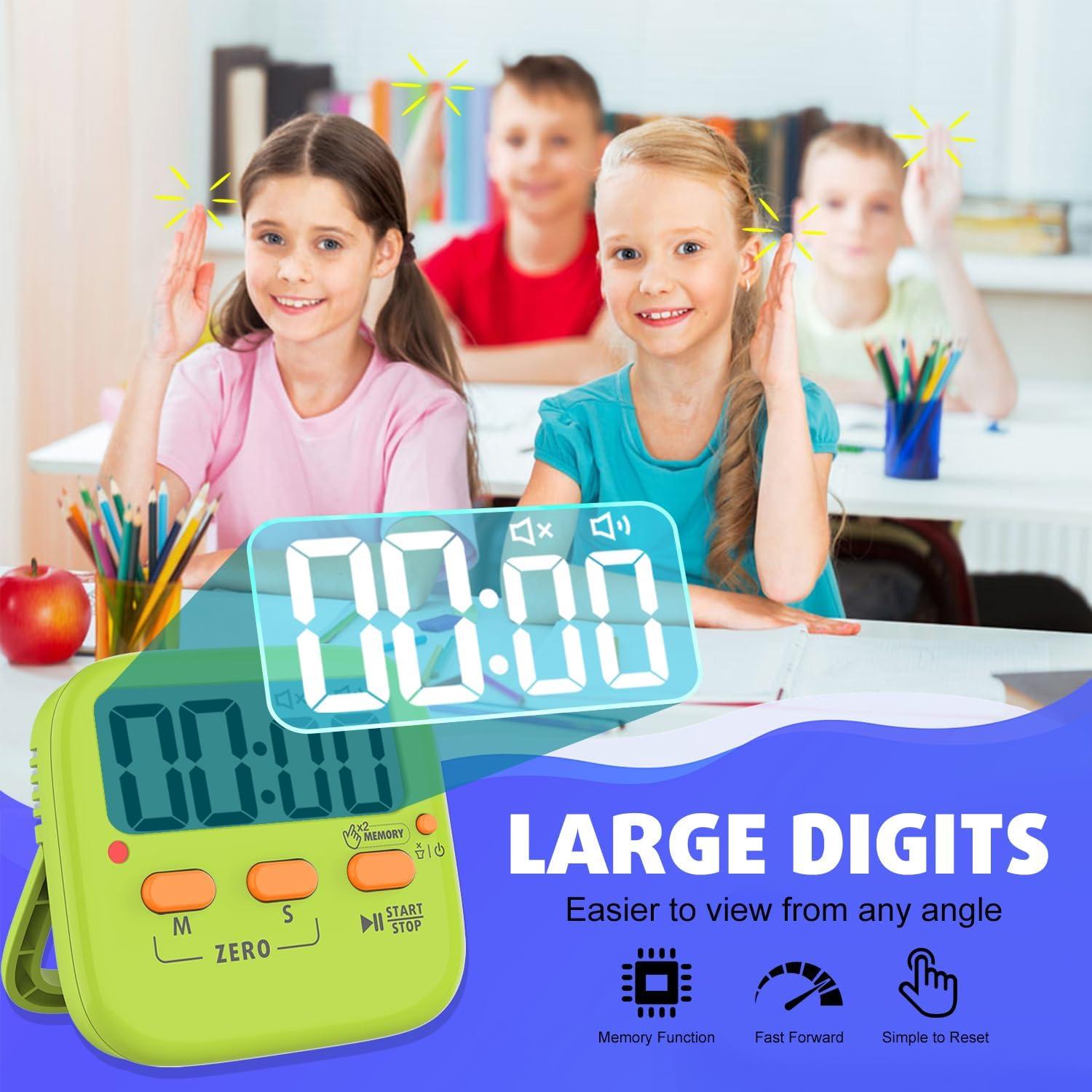 Temporizadores Digitales Magnéticos Azosowo - Paquete de 2